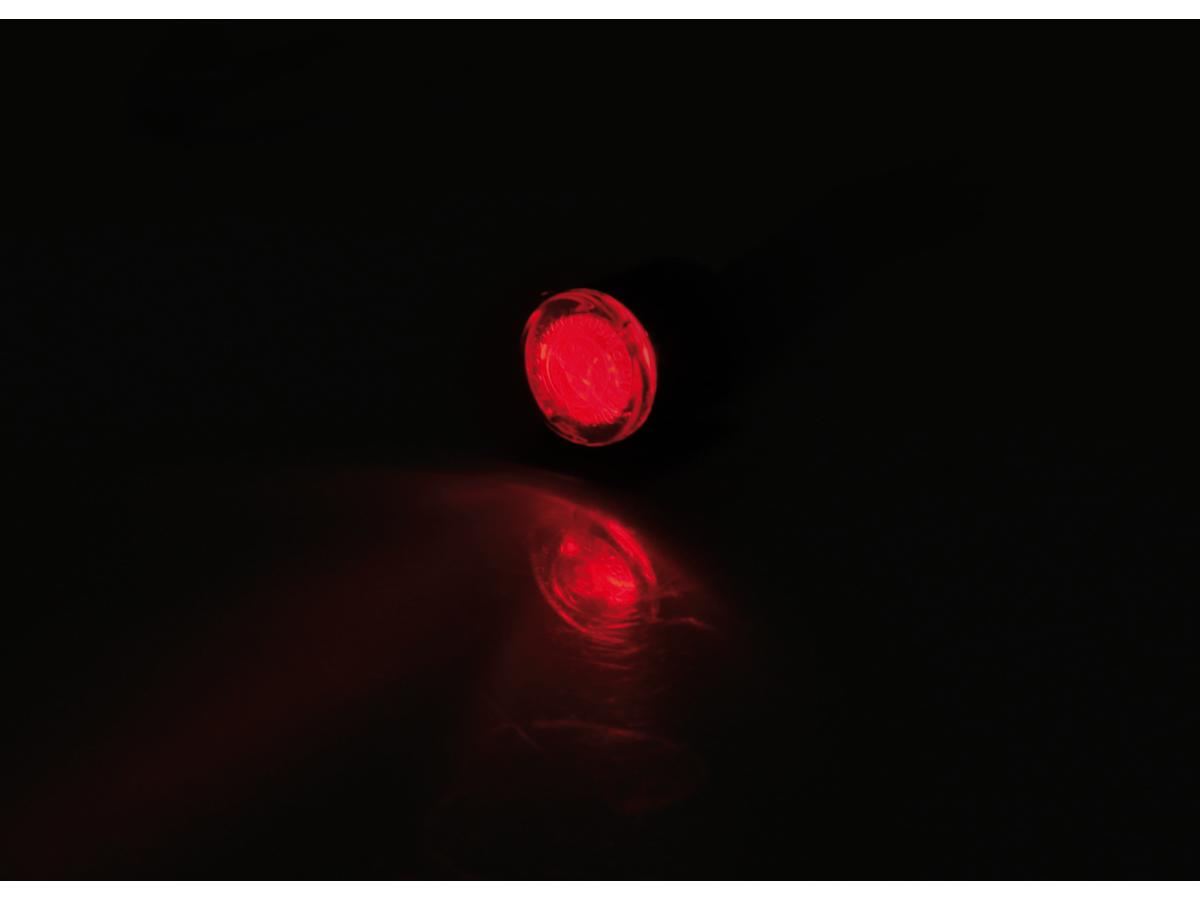 Highsider Proton Module Led Taillight Diameter(mm): 11 , Depth(mm): 13, Approved For Rear Installation Black Reflector Led Highsider