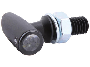 Highsider Proton One Led Turn Signal/Position Light Led, Tinted Lens, Black Metal Housing Black Smoke Led Highsider Default Title