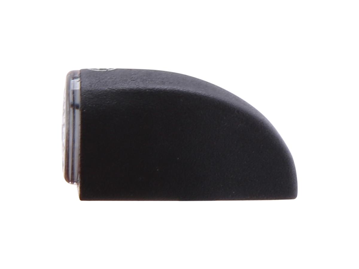 Highsider Proton Three Led Turn Signal/Position Light Led, Tinted Lens, Black Metal Housing Black Smoke Led Highsider