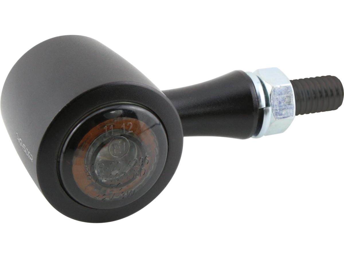 Highsider Enterprise Ep1 Led Turn Signal/Taillight/Brake Light Led, Tinted Lens, Black Metal Housing Black Smoke Led Highsider
