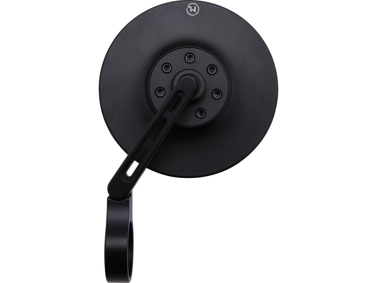 Highsider Conero 2 Bar End Mirror Short Stem (85 Mm) Black, Anodized Highsider