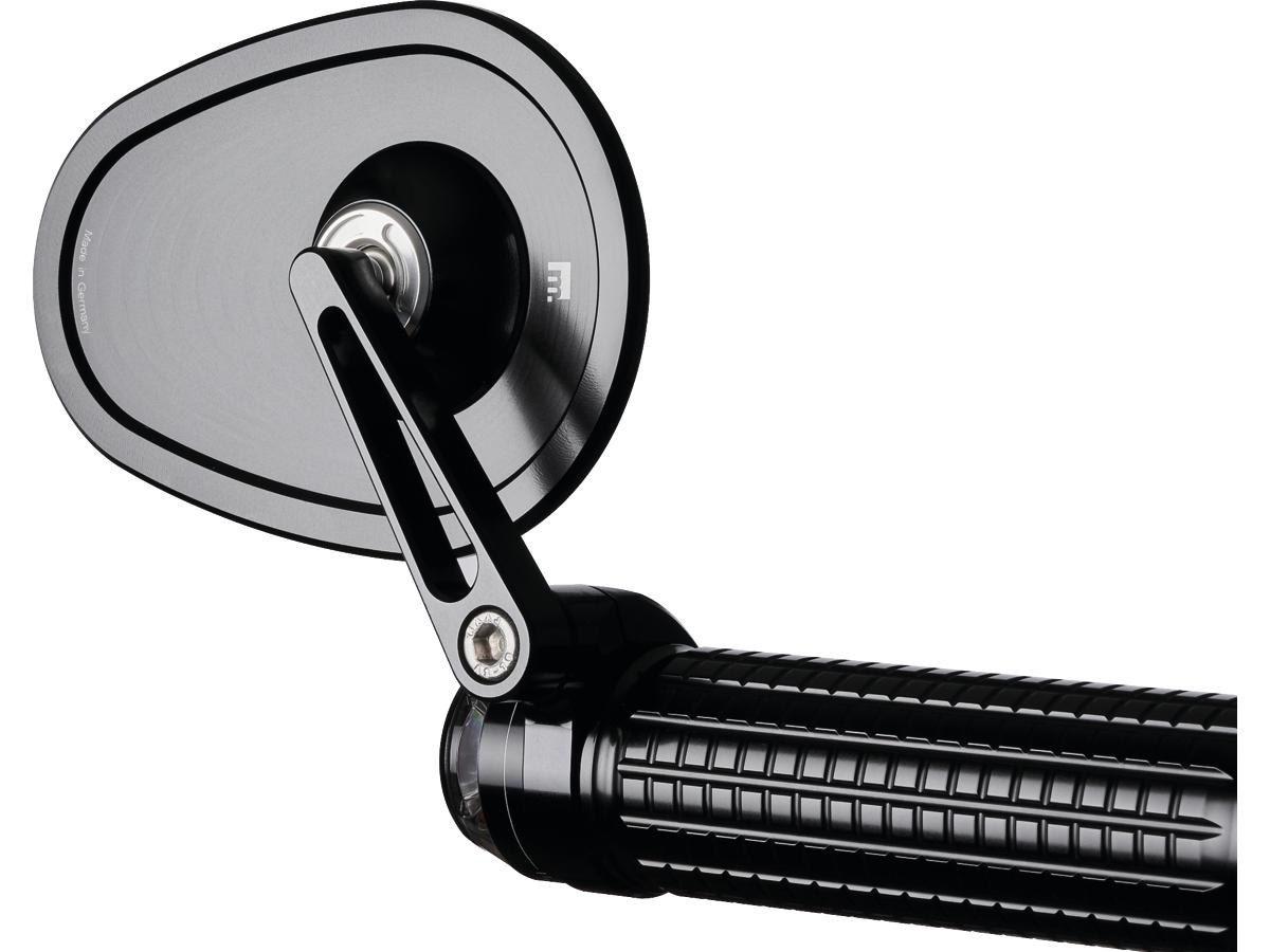 Motogadget Mo.View Cruise Bar End Mirror Stem Length: 60mm Black, Anodized Motogadget