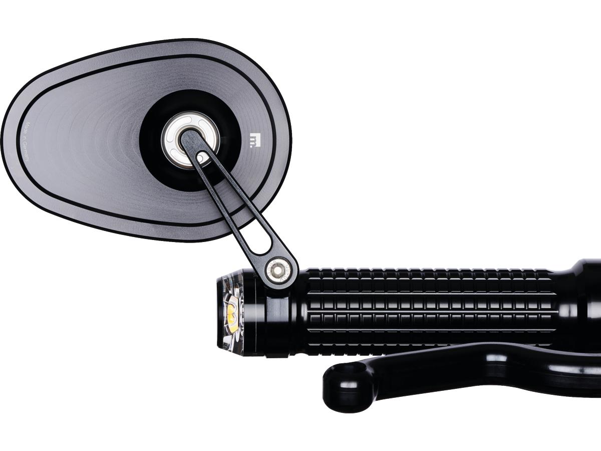 Motogadget Mo.View Cruise Bar End Mirror Stem Length: 60mm Black, Anodized Motogadget