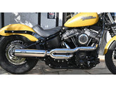Bsl Bomb V2 Exhaust System , Polished Smooth Heat Shield, Polished Open High End Cap, Polished 4" Bsl Default Title