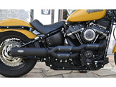 Bsl Bomb V2 Exhaust System , Black Smooth Heat Shield, Polished Open High End Cap, Black 4" Bsl Default Title