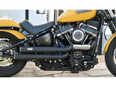 Bsl Drager Drag Exhaust System , Polished Smooth Heat Shield, Polished Smooth End Cap, Black 70 Mm Bsl Default Title