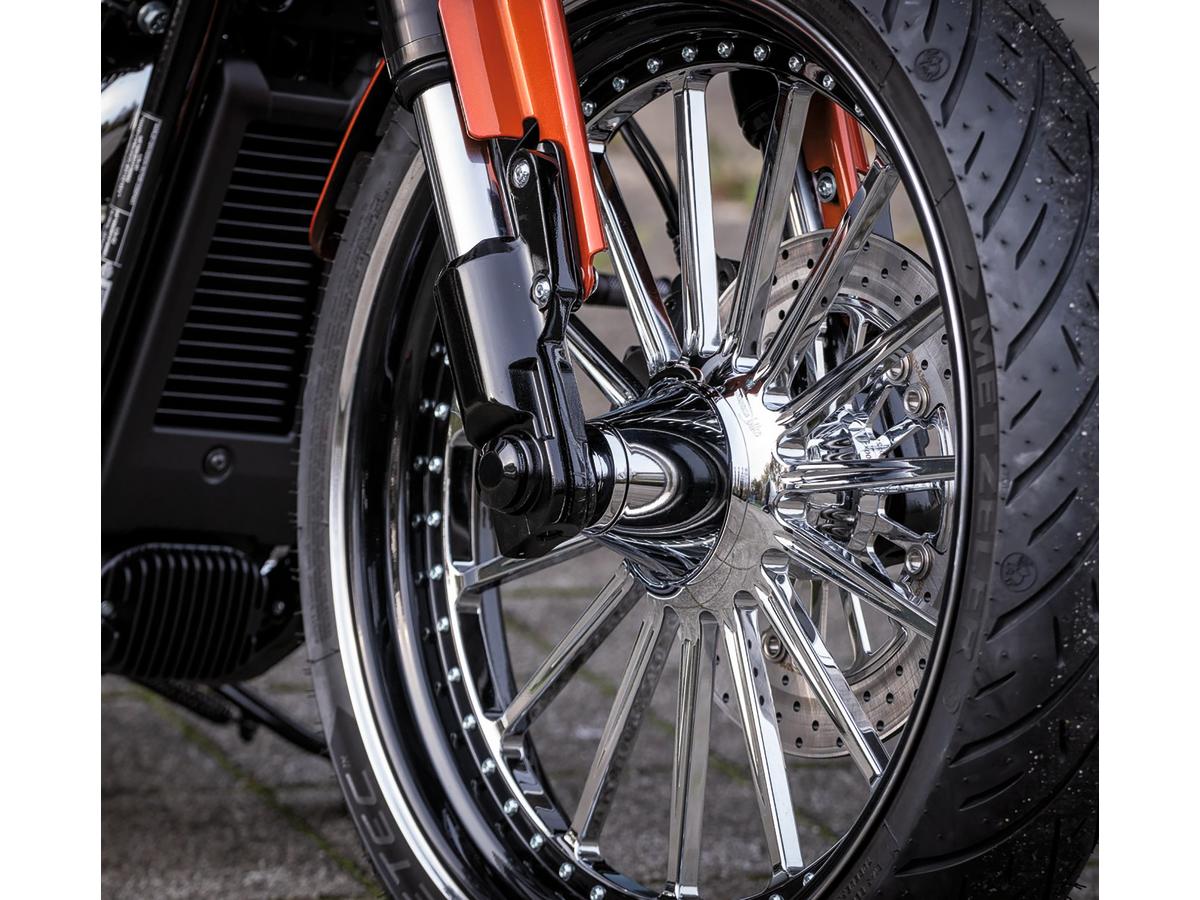 Thunderbike Front Axle Cover Set Black Powder Coated Thunderbike
