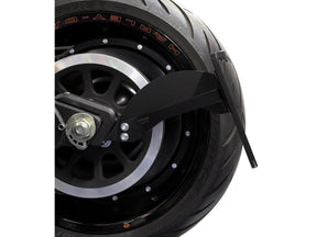 Thunderbike Long Side Mount License Plate Bracket Black Satin Thunderbike
