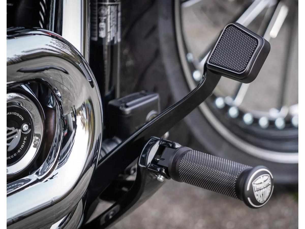 Thunderbike Brake Pedal Pad Satin Design Black Cut Thunderbike