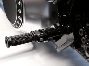 Thunderbike Passenger Footpeg Rubber Design Black Thunderbike