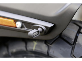 Thunderbike Rear Turn Signal Adapter For Fat Bob For M8 Thread Turn Signals Matte Black Powder Coated Thunderbike