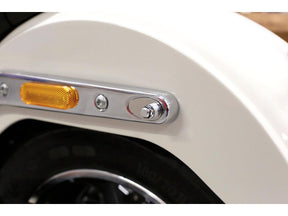 Thunderbike Rear Turn Signal Adapter For Fat Boy And Lowrider For M5 Thread Turn Signals Polished Thunderbike