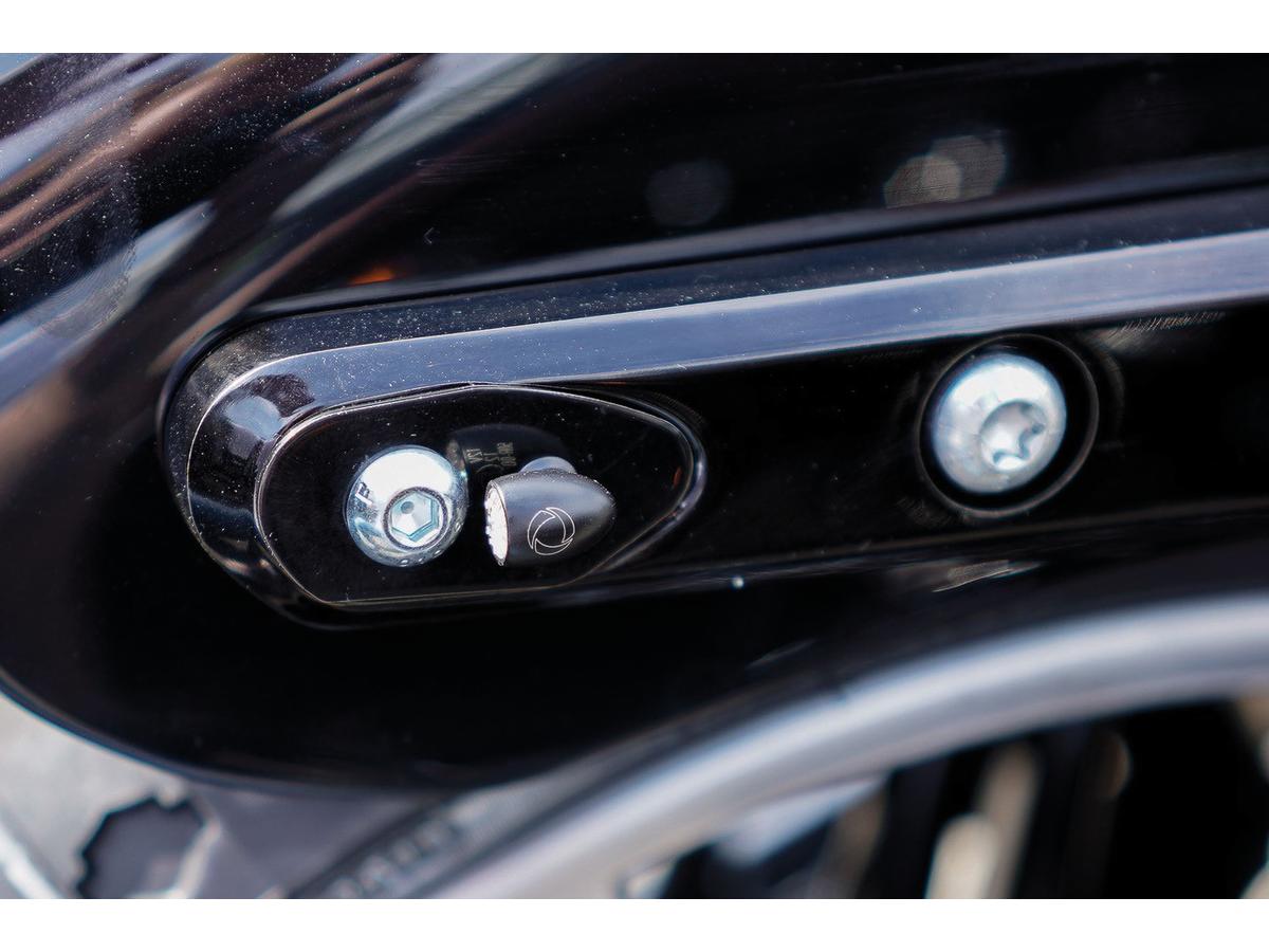 Thunderbike Rear Turn Signal Adapter For Breakout For M5 Thread Turn Signals Black Powder Coated Thunderbike