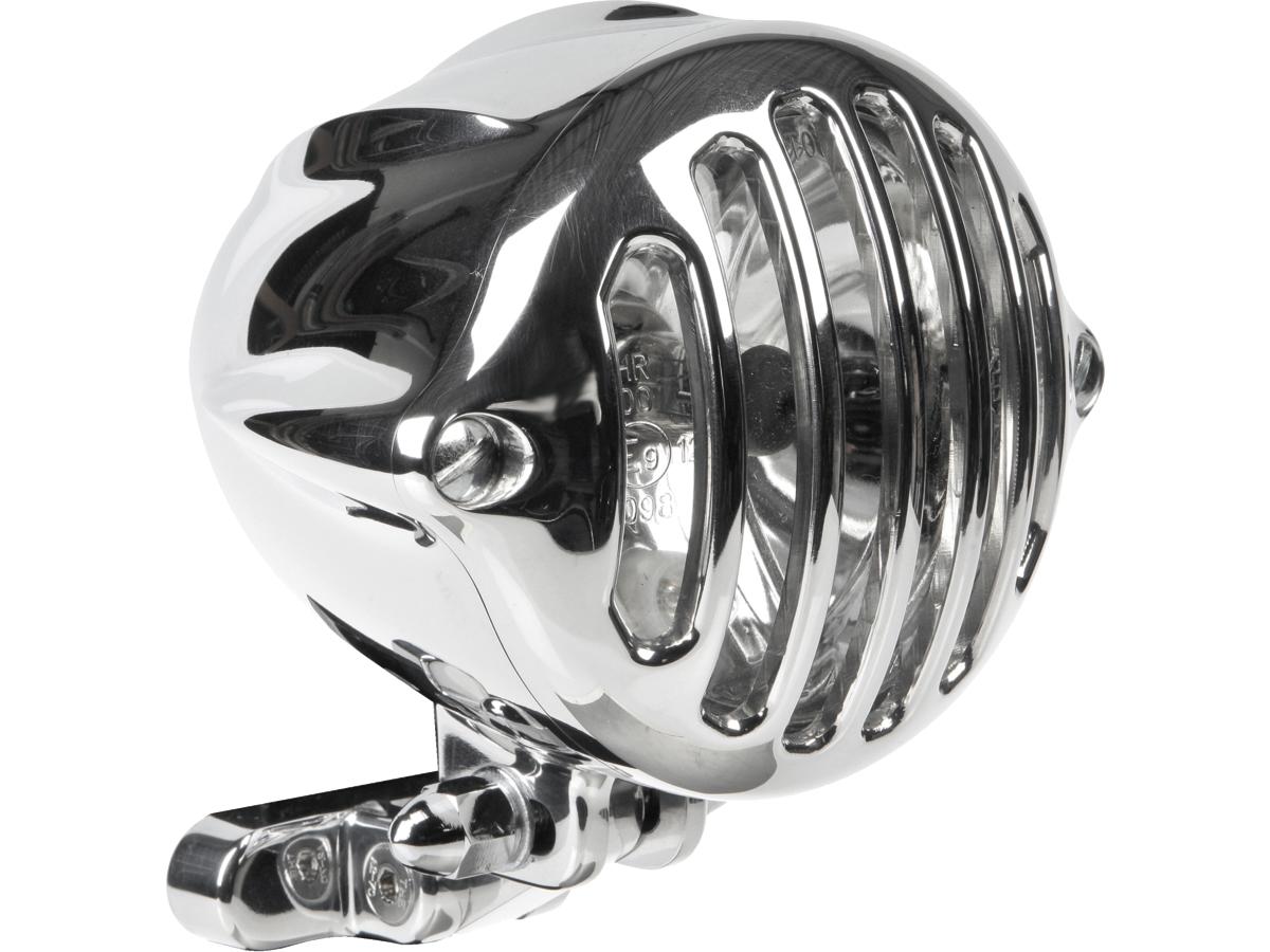 Thunderbike Alcatraz 4" Headlight Aluminium Polished H4 Thunderbike Default Title