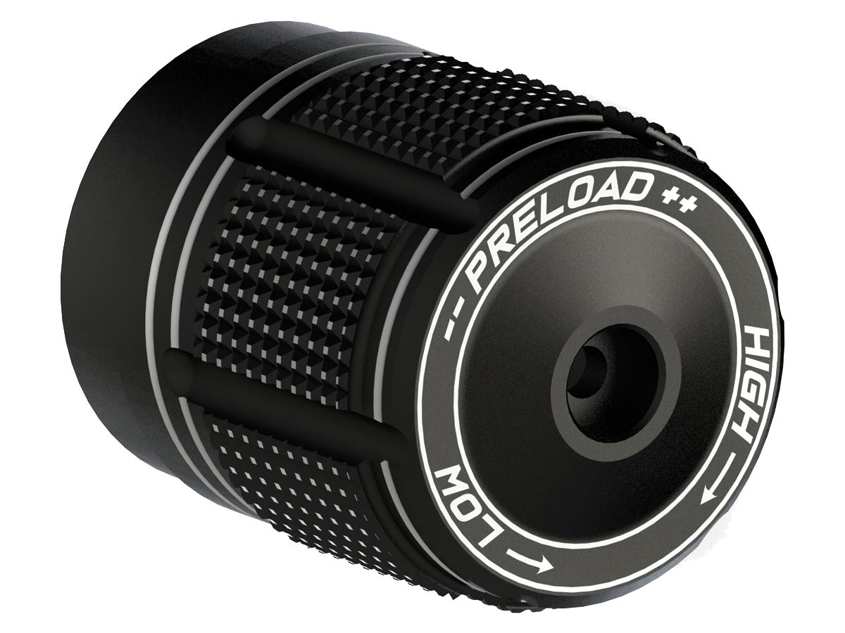 Thunderbike Shock Adjusting Knob Black Satin Anodized Thunderbike Default Title