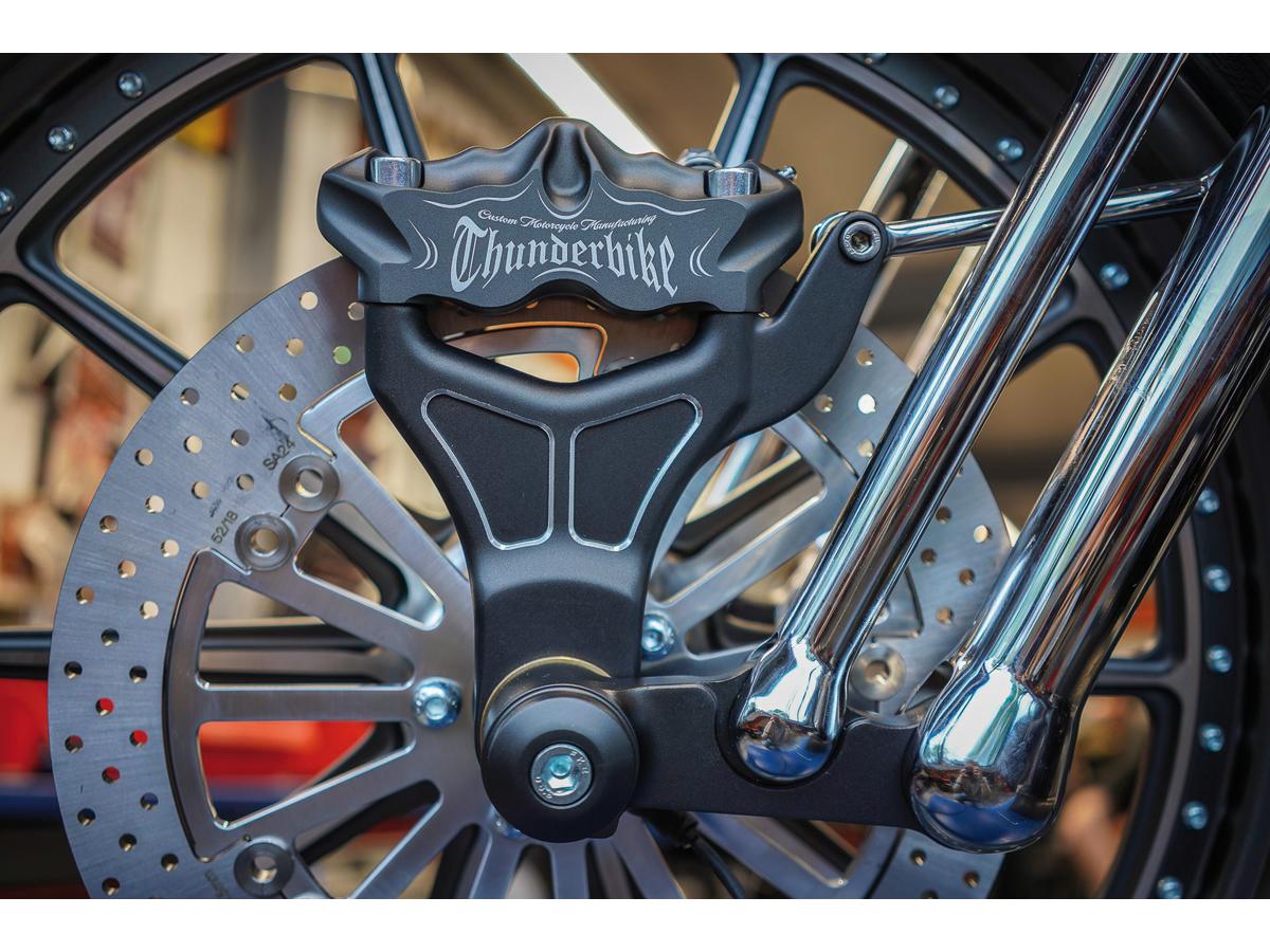 Thunderbike Caliper Bracket Pm Radial Sf Caliper Bracket For Single Flange Brake Systems Thunderbike Default Title