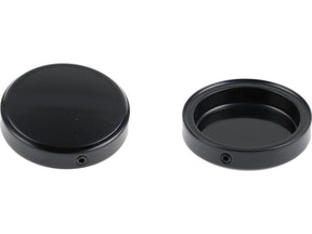 Cult Werk End Cap Fork Cover Fork Cap Plain Black Powder Coated Cult Werk