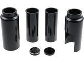 Cult Werk 6 Piece Fork Covers With Lower Fork Aluminum Covers With Cult Werk Logo Gloss Black Powder Coated Cult Werk Default Title