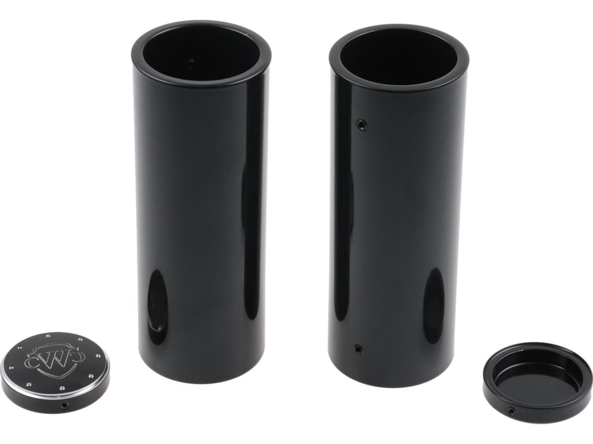 Cult Werk 4 Piece Fork Cover Kit 4 Piece With Logo Black Gloss Powder Coated Cult Werk Default Title