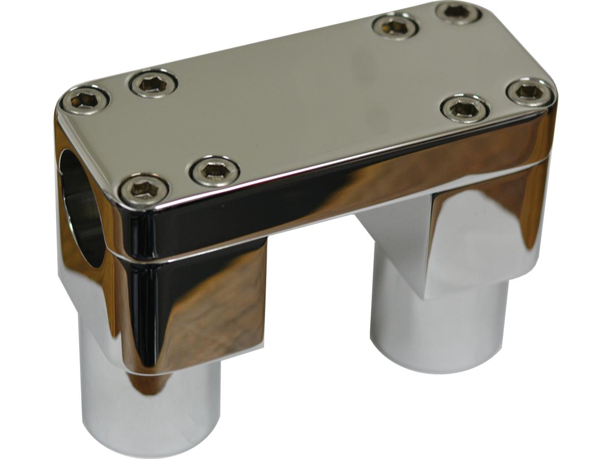 Wild 1 3" Chubby 1 1/4" Clamping Savage Risers Gloss Black Powder Coated 1 1/4" Wild 1 Default Title