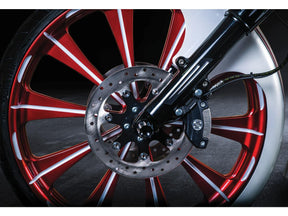 Heinz Bikes Groove Cut Fork Cover Black Anodized Heinz Bikes