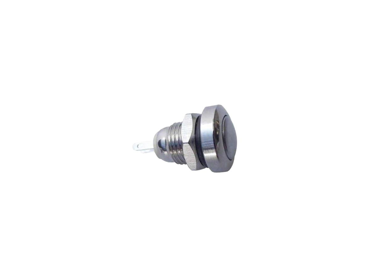 Axel Joost Elektronik 8mm Stainless Steel Push Button Stainless Steel Axel Joost Elektronik Default Title
