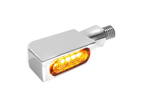 Heinz Bikes Blokk Line Micro Led Turn Signals Chrome Smoke Led Heinz Bikes Default Title
