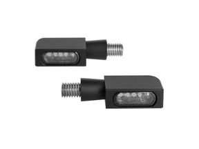 Heinz Bikes Blokk Line Micro Led Turn Signal/Taillight/Brake Light Black Anodized Smoke Led Heinz Bikes