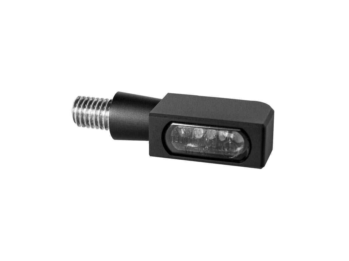 Heinz Bikes Blokk Line Micro Led Turn Signal/Taillight/Brake Light Black Anodized Smoke Led Heinz Bikes