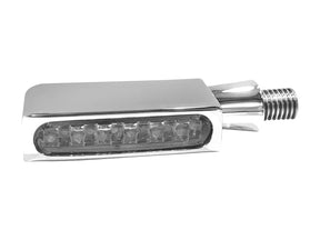 Heinz Bikes Blokk Line Led Turn Signals Chrome Clear Led Heinz Bikes Default Title