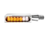 Heinz Bikes Blokk Line Led Turn Signal/Position Light Chrome Smoke Led Heinz Bikes Default Title