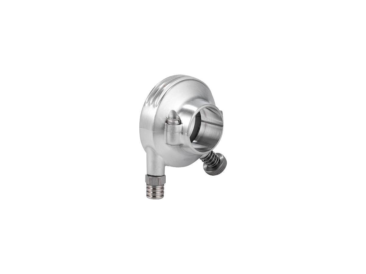 Kustom Tech Deluxe External Throttle Housing With Stainless Steel Throttle Clamp Screw And Cable Register Aluminium Satin 1" Single Cable Kustom Tech Default Title