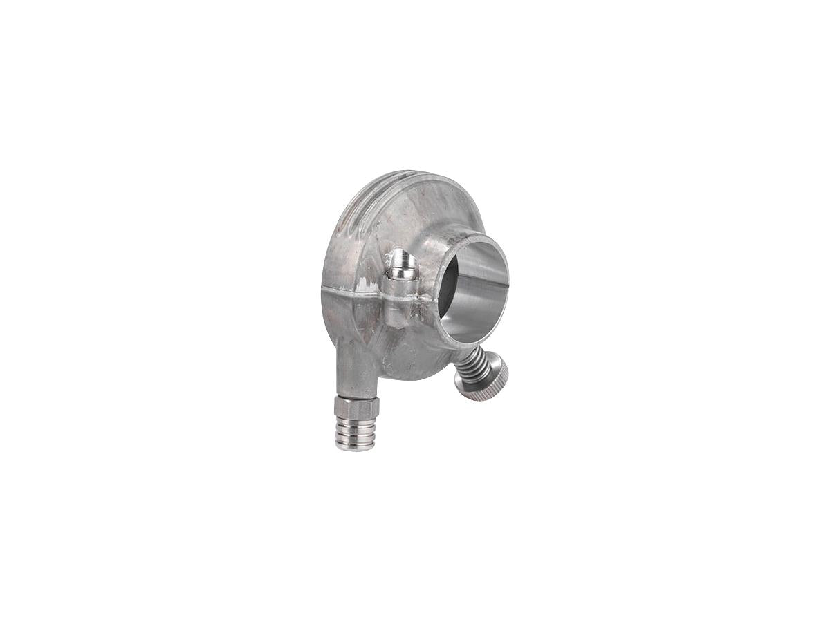 Kustom Tech Deluxe External Throttle Housing With Stainless Steel Throttle Clamp Screw And Cable Register Aluminium Raw 1" Single Cable Kustom Tech Default Title