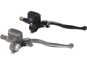 Kustom Tech Classic Brake Master Cylinder Kit Black Anodized 14 Mm 1" Dual Disc Kustom Tech Default Title