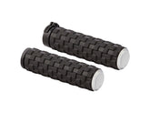 Arlen Ness Air Trax Grips Black Rubber, Chrome Endcaps 1" Throttle By Wire Arlen Ness Default Title