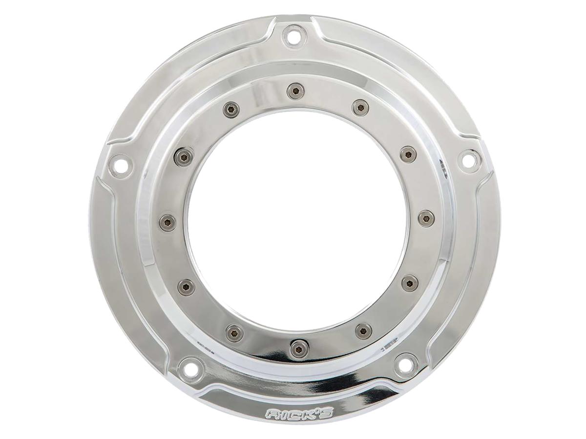 Ricks Motorcycles Porthole Derby Cover 5 Hole Aluminium Polished Ricks Motorcycles Default Title