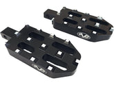 V Performance Pilot Twin Foot Peg Set Black Cut Anodized V Performance Default Title
