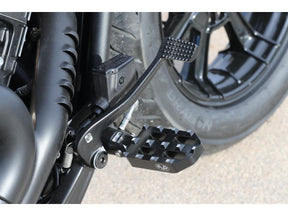 V Performance Pilot Twin Foot Peg Set Black Cut Anodized V Performance
