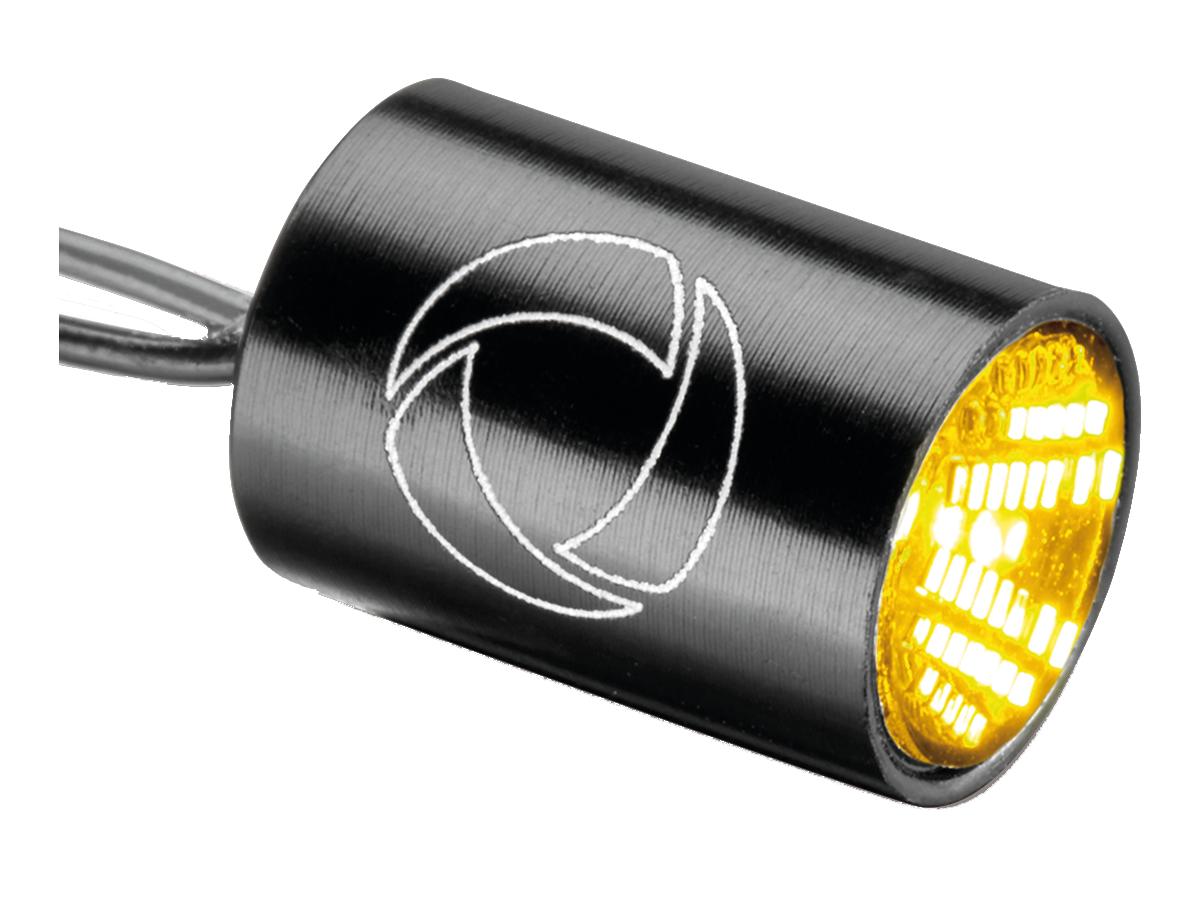 Kellermann Atto® Integral Led Turn Signal Black Powder Coated Clear Led Kellermann