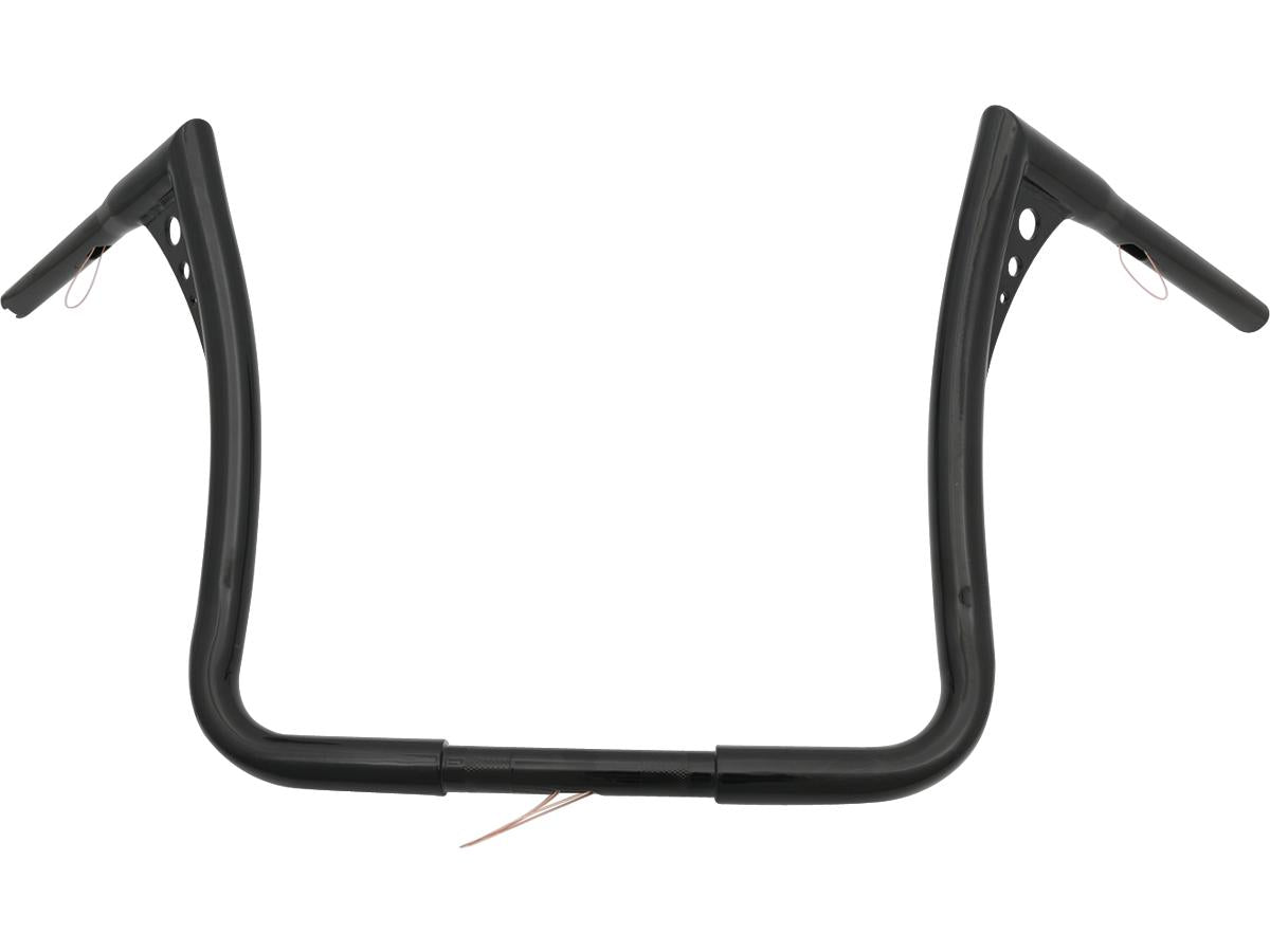Santee New 16 Bonanza Bagger Handlebar 3 Hole Black Powder Coated 1 1/4" Throttle By Wire Throttle Cables Santee Default Title