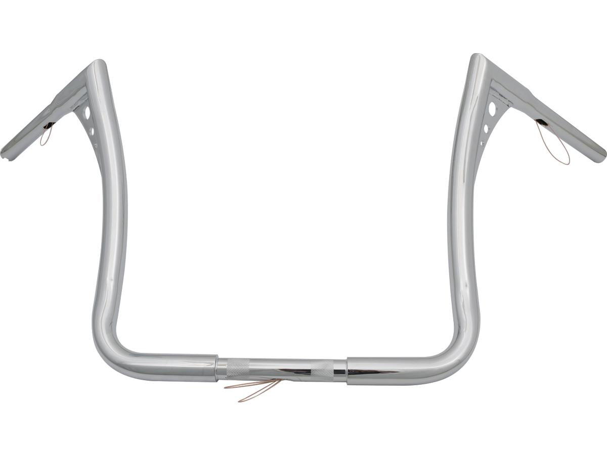 Santee New 16 Bonanza Bagger Handlebar 3 Hole Chrome 1 1/4" Throttle By Wire Throttle Cables Santee Default Title