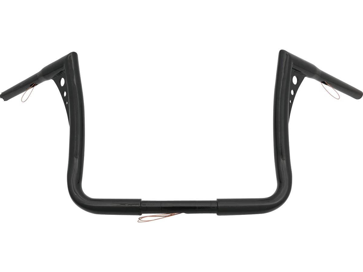 Santee New 13 Bonanza Bagger Handlebar 3 Hole Black Powder Coated 1 1/4" Throttle By Wire Throttle Cables Santee Default Title