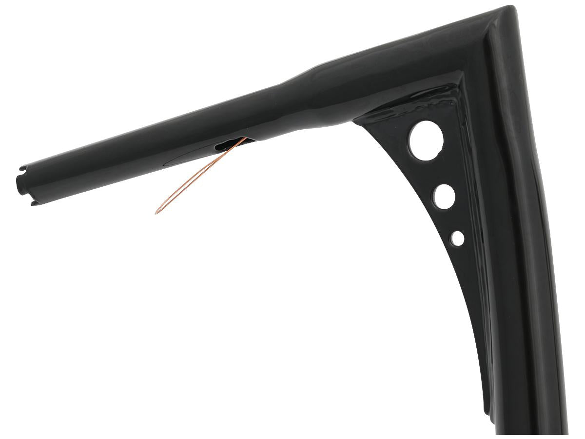 Santee New 13 Bonanza Bagger Handlebar 3 Hole Black Powder Coated 1 1/4" Throttle By Wire Throttle Cables Santee