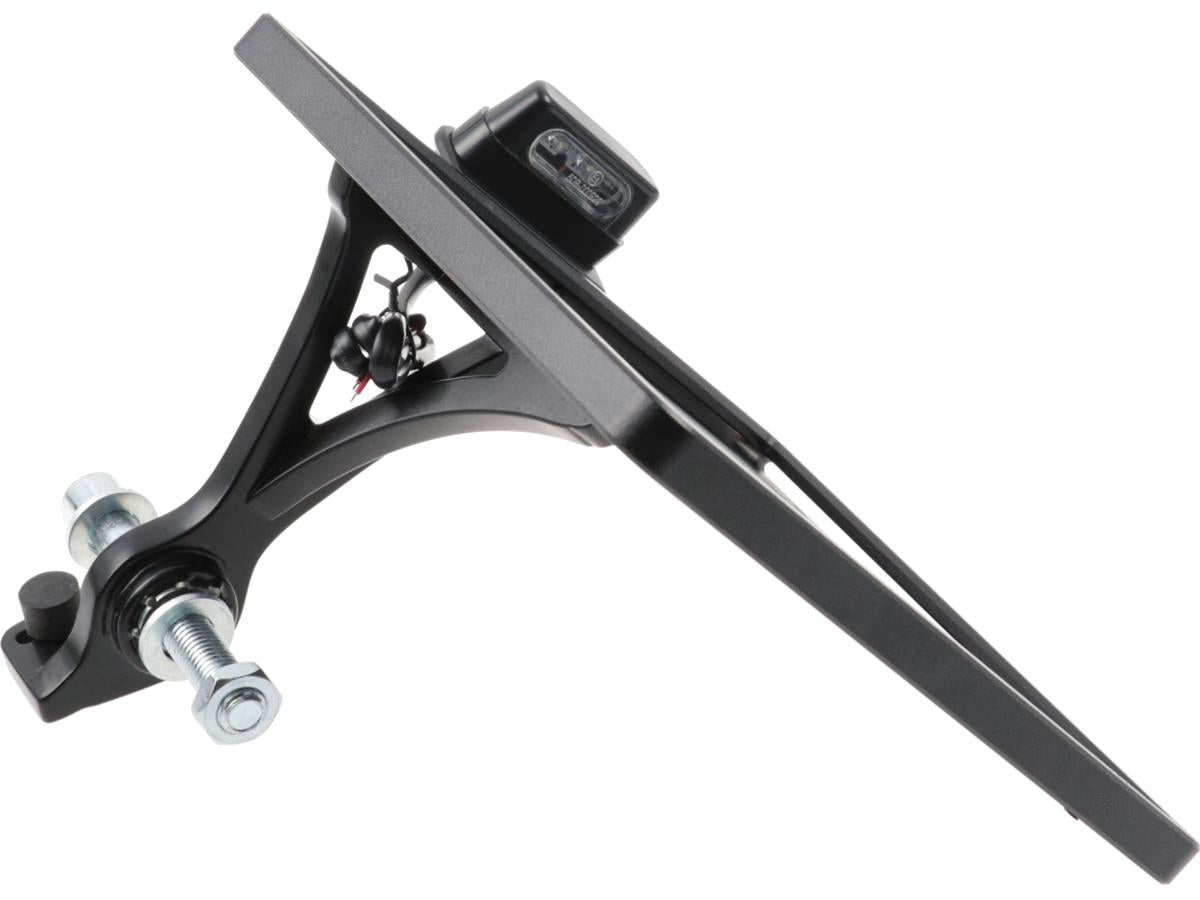 Cult Werk Slide In Frame Side Mount License Plate Bracket Germany 180 X 200 Mm Black Powder Coated Cult Werk