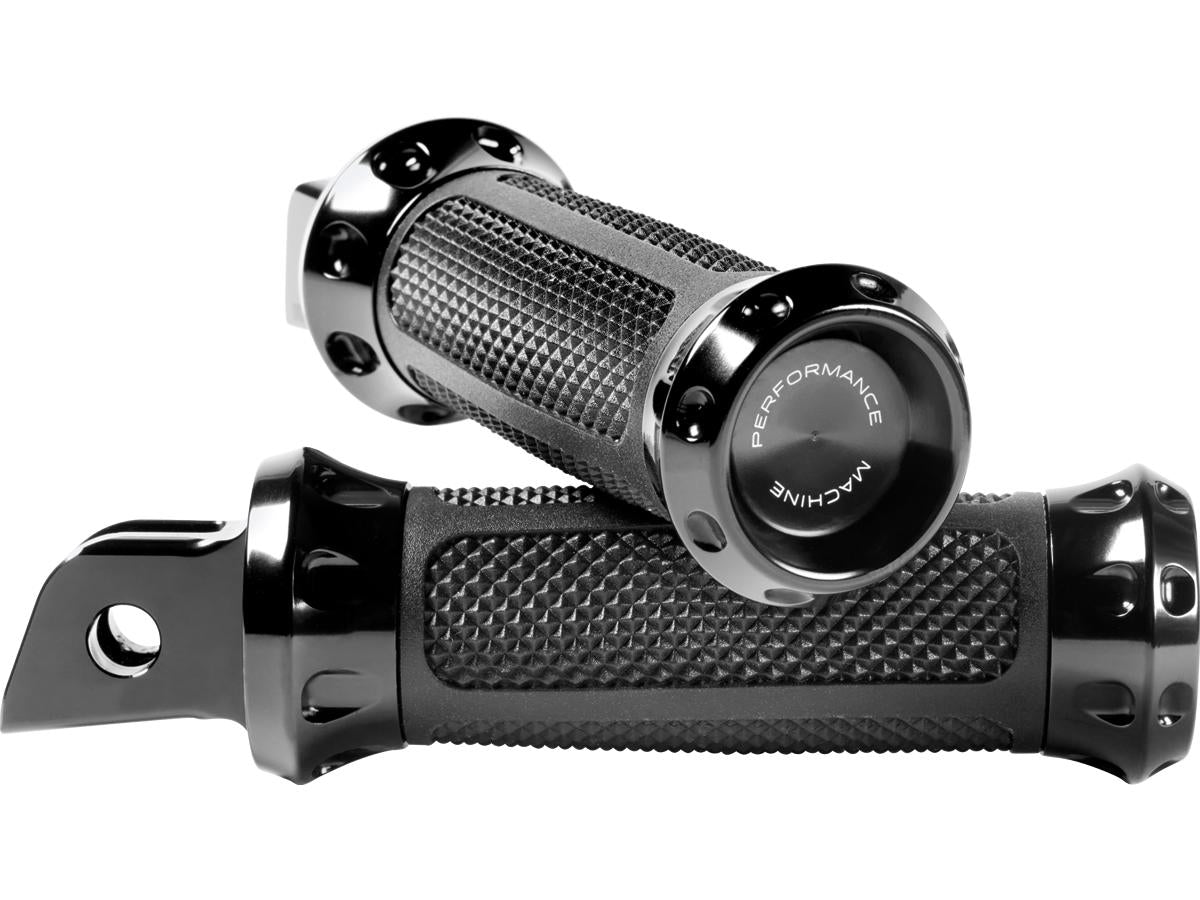 Performance Machine Overdrive Rider Pegs Black, Anodized Performance Machine Default Title