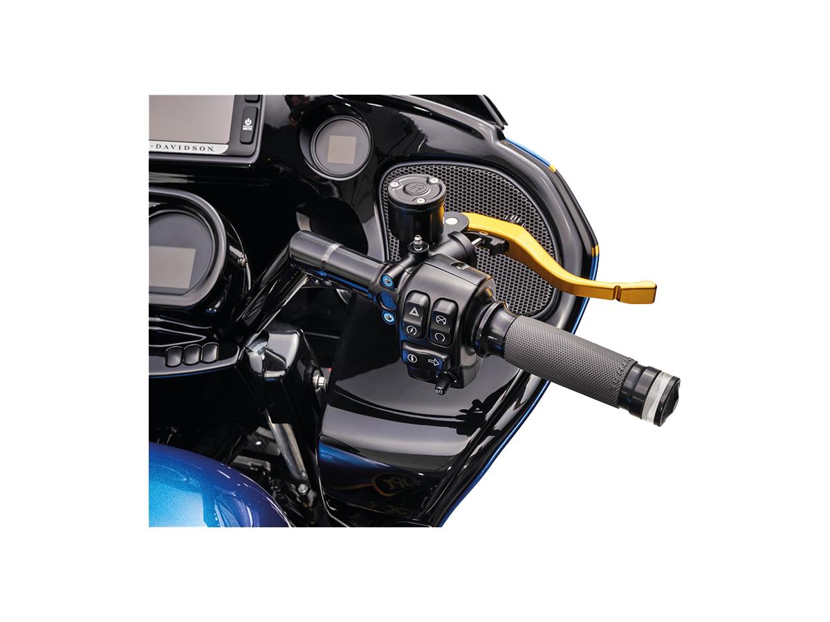 Performance Machine Radial Brake Master Cylinder Black Ops Anodized 9/16" 1" Single Disc Hydraulic Performance Machine