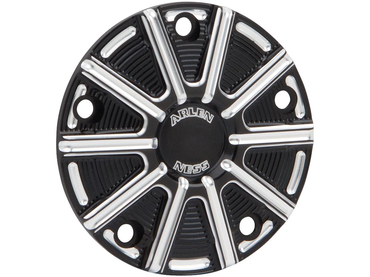 Arlen Ness 10 Gauge Point Cover 2 Hole Black Cut Anodized Arlen Ness Default Title
