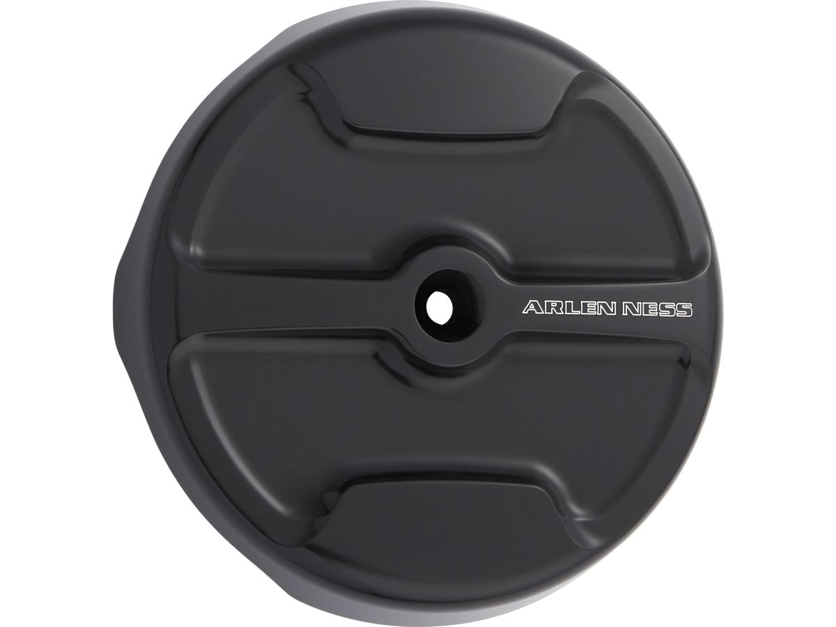 Arlen Ness Knuckle Big Sucker Stage 1 Air Cleaner Cover Black Anodized Arlen Ness Default Title