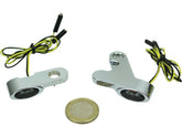 Kodlin Elypse Front Turn Signals For M8 Softail Chrome Smoke Led Kodlin Default Title