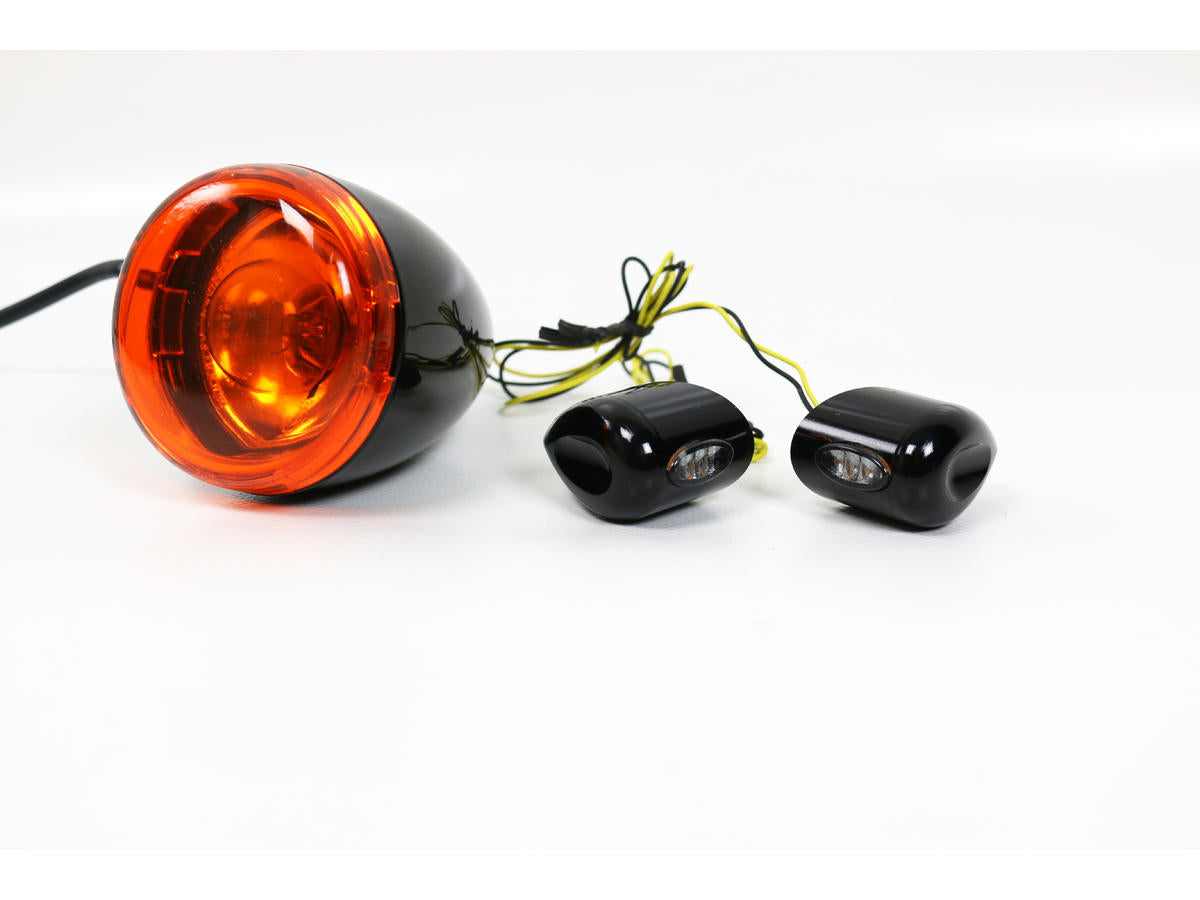 Kodlin Elypse Front Turn Signals For Road Glide Black Smoke Led Kodlin